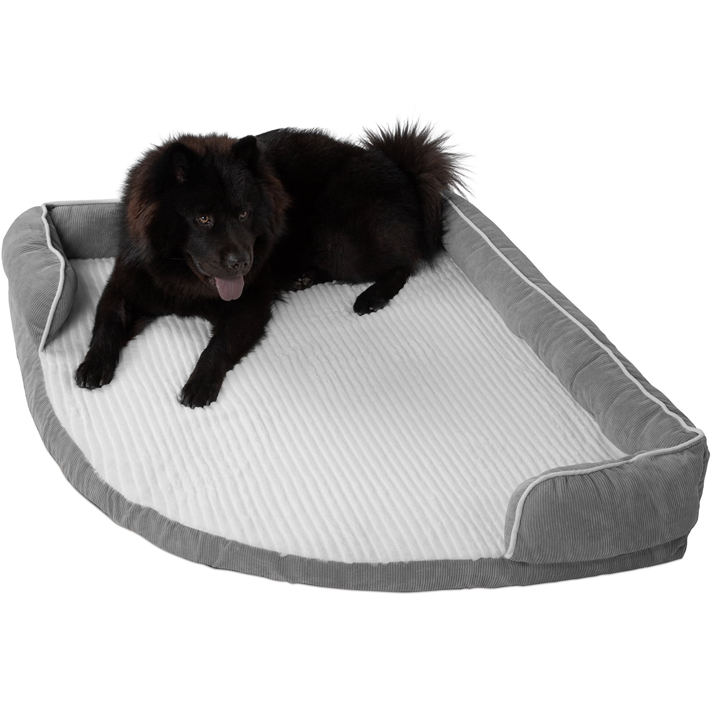 Paws Pals Pet Bed Triangle Corner with Inner Cushion For Dogs Cats Puppies Kittens