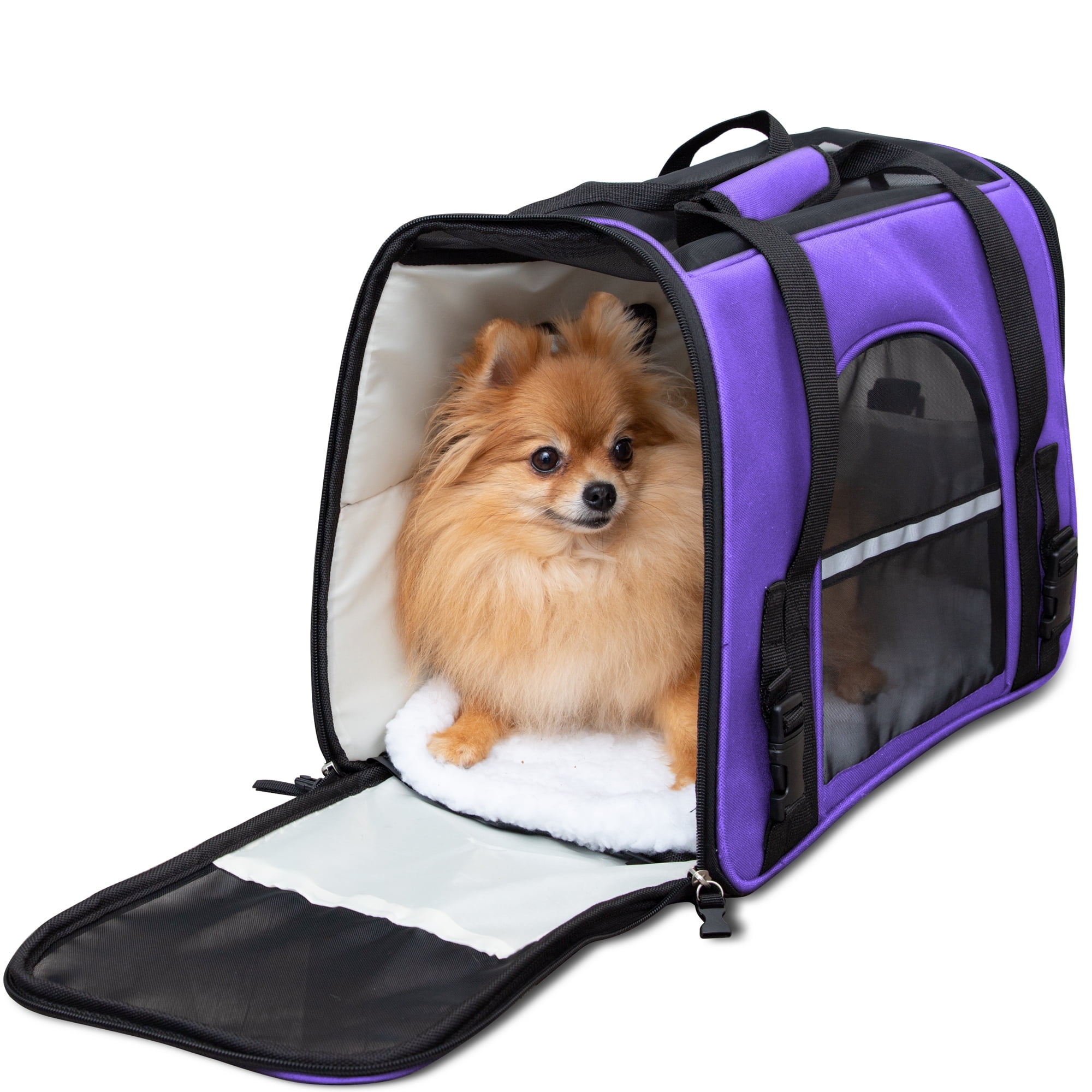 Cat Carrier for Medium Cats and Puppy Dog Carriers,Soft-Sided Pet  Carriers,Airline ApprovedDog Carriers for Small Dogs, Pet Privacy  Protection Travel