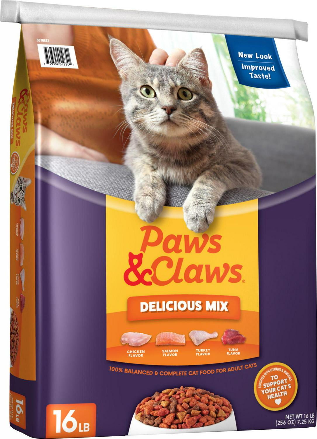 Paws & claws cat clearance food