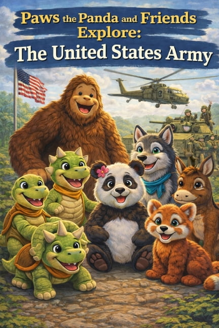 Paws the Panda and Friends Explore: The United States Army, (Paperback)