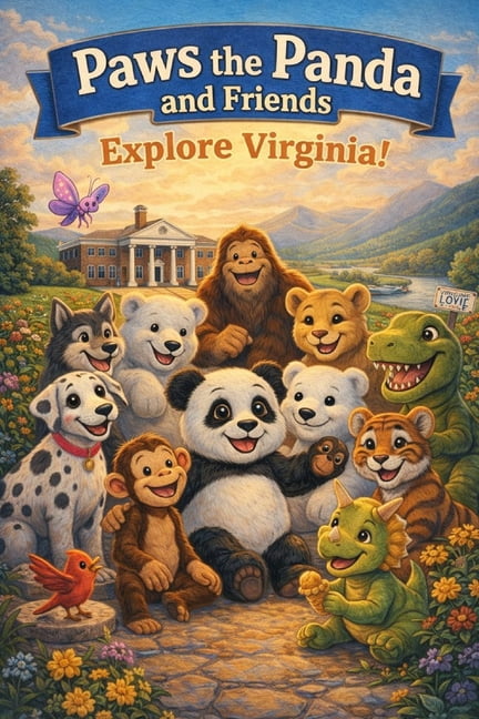 Paws the Panda and Friends Paws the Panda and Friends: Explore Virginia, Book 47, (Paperback)
