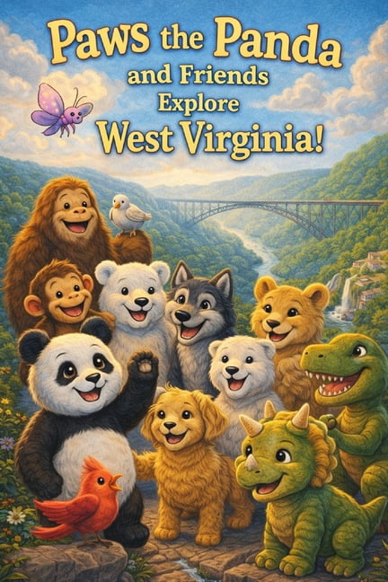 Paws the Panda and Friends Paws the Panda and Friends: Explore West Virginia, Book 49, (Paperback)