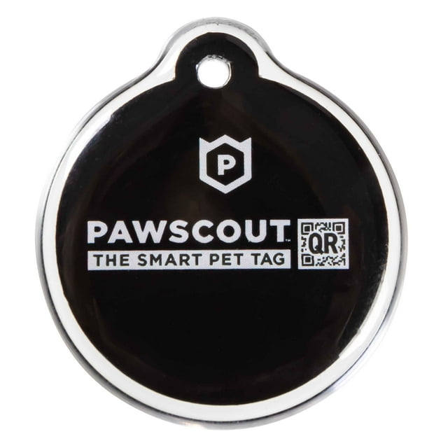 PawscoutQR Smart Pet Tag for Dogs & Cats, Pair with App to Send Lost