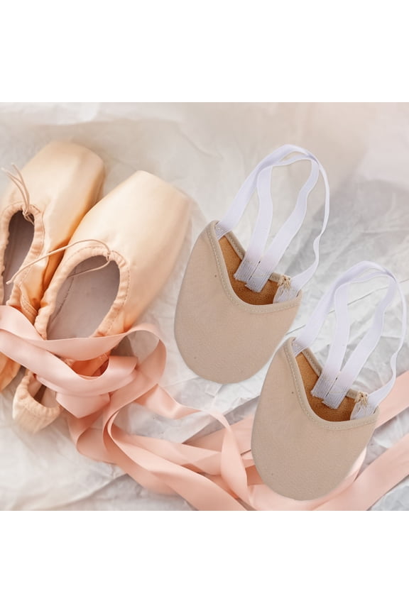 1 Pair Tanzschuhe Damen Line Dance Dancing Socks Cloth Skin Color Sweat-absorbing Women Yoga