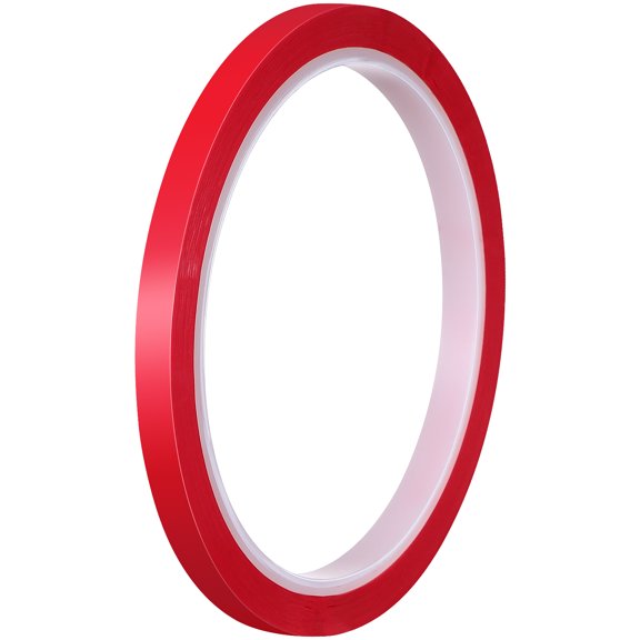 Pawsdot Heat Resistant Tape Adhesive Tape Red 1 Roll