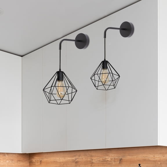 Pawsdot 1Set Metal Wall Lamp Stand Lamp Pole for Home Ideal for Heavy Lamps with Stable and Strong Structure