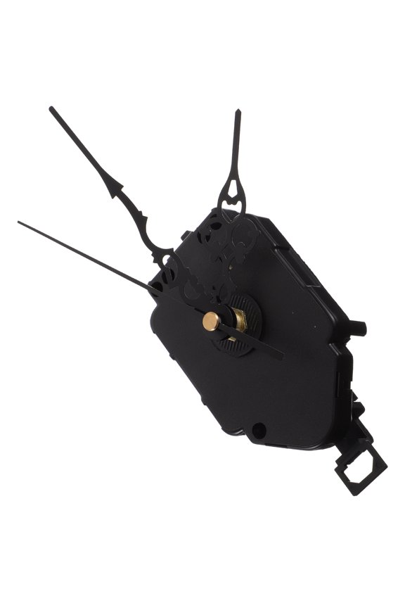 Battery Operated Clock Mechanism Quartz Movement Plastic Black 1 Set