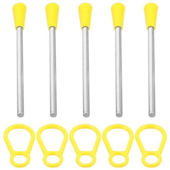 Pawsdot Triangle Iron Mallets Assorted Color Good Tone and Comfortable Feel for Instrument Accessories