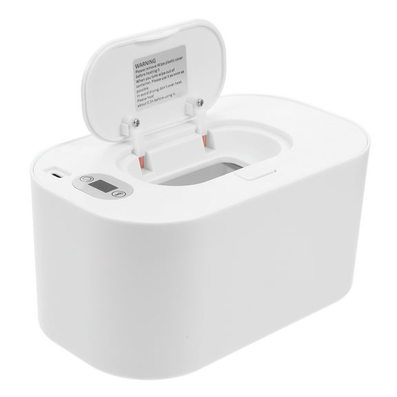 Pawsdot 1 Set USB Wipe Warmer Wet Wiper Heating Device for Baby Care with Constant Temperature White PP