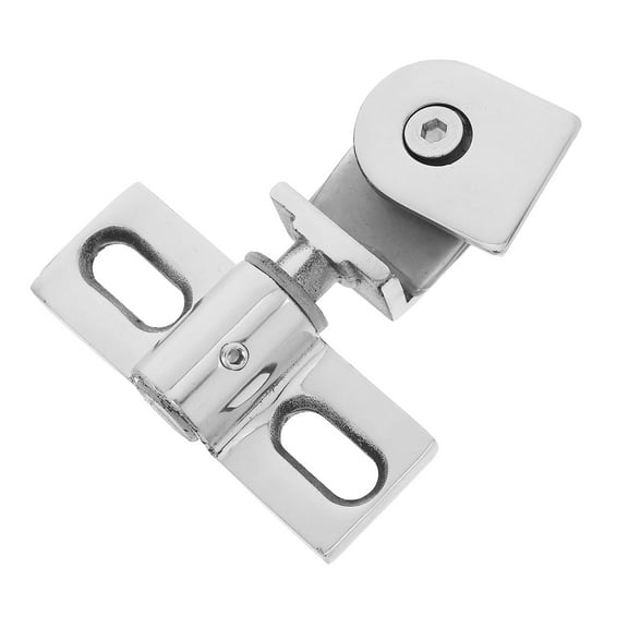 Pawsdot Plated Silver Pivot Hinge, Stainless Steel, for Shower Door, Robust and Versatile 1Set