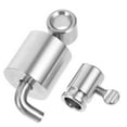 thumbnail image 1 of Pawsdot 1Set Adjustable Stainless Steel Rotisserie Balance Weight for Electric Grill Spit Rod Stopper Plated Silver, 1 of 8