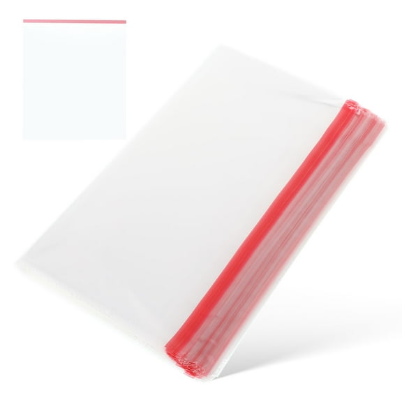 Pawsdot 100Pcs Transparent Clear Bags for Packaging Resealable Cellophane High Transparency