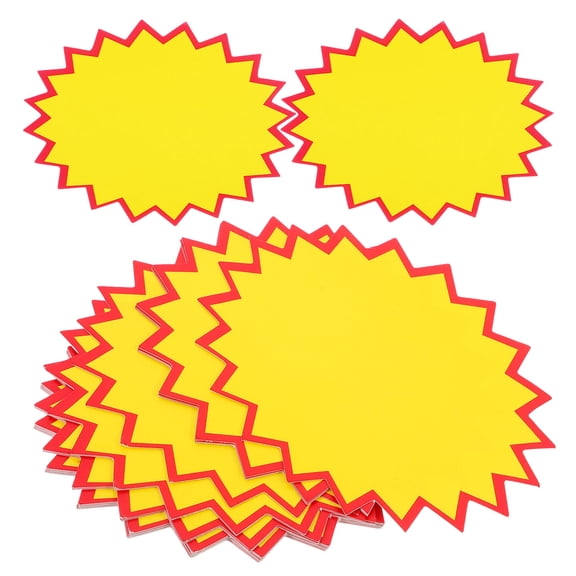 Pawsdot Price Label Tags Price Tag Yellow Paper Retail Environment 100Pcs