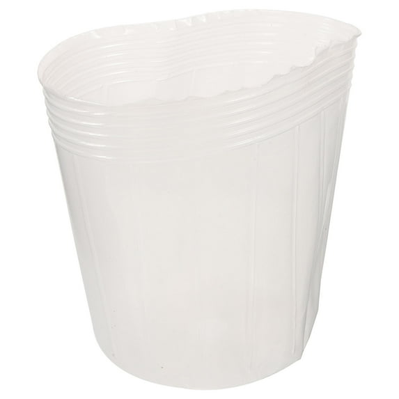 Pawsdot 10Pcs Planter Plastic Liner Drainage and Waterproof Flat Button Design for Plant Pots