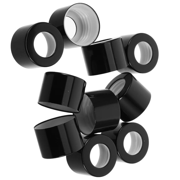 Pawsdot Oxidized Aluminum Diffuser Caps, Black, Versatile Fit, Effective Sealing, for Reed Diffusers 10Pcs