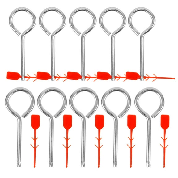 Pawsdot 10Pcs Fire Extinguisher Replacement Lock Pins Assorted Color Safety Pull Pins
