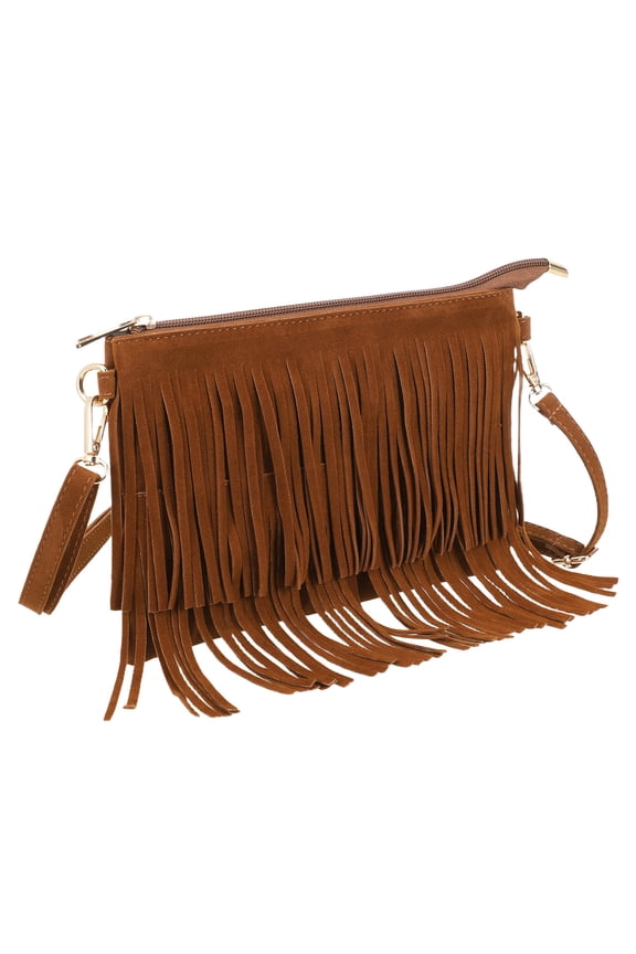 1Pack Small Shoulder Bag Women Vintage Crossbody Bag Light Brown Polyester Storage Holder