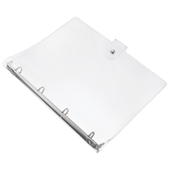 Pawsdot Clear Transparent Plastic Binder Cover Notebook Shell for Loose Leaf Journal and Planner