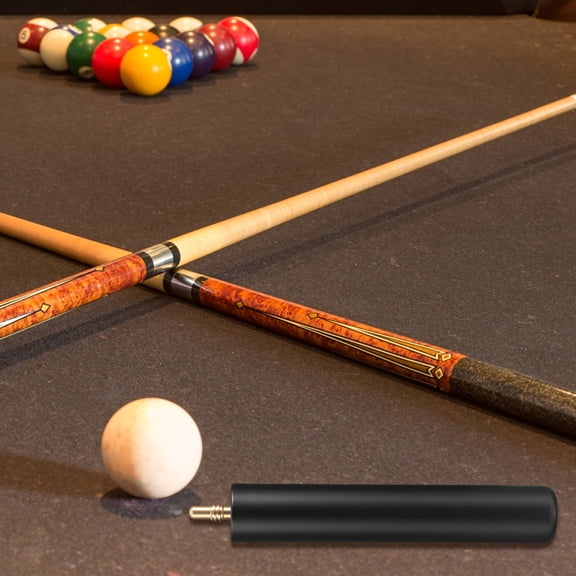 Pawsdot Billiard Cue Extender Rod Black Aluminium Alloy Practical for Sports