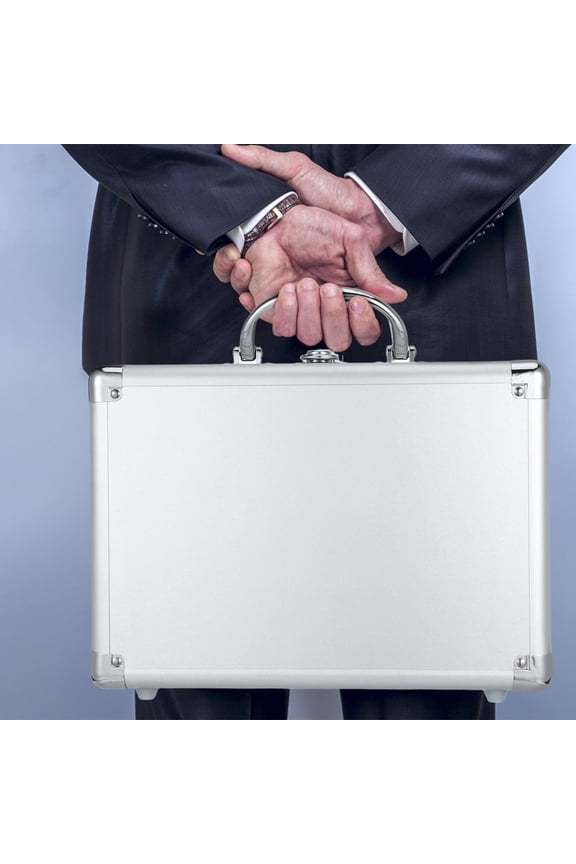 Hard Case for Tool Durable Aluminum Briefcase for Daily Use 1Pack