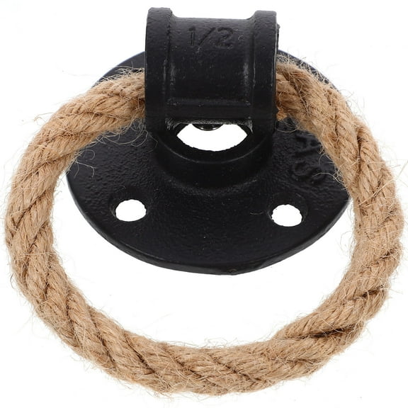 Pawsdot Vintage Rope Handle Black for Home Furniture Cabinet Drawer Decor 1Pc