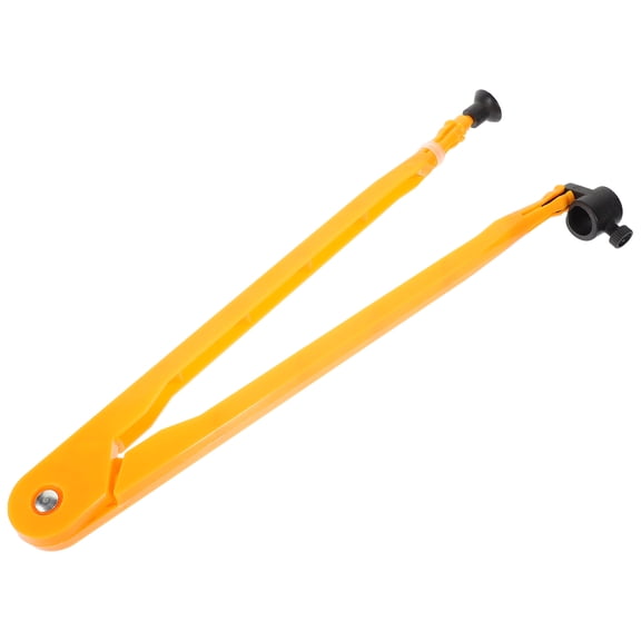 Pawsdot Back to School Large Compass Tool Plastic Orange Teaching Tool for Students 1Pack