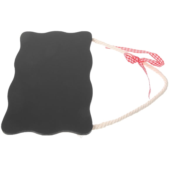 Pawsdot 1Pcs Wall Decoration Wooden Door Sign Black Rectangle Simple Home Decoration