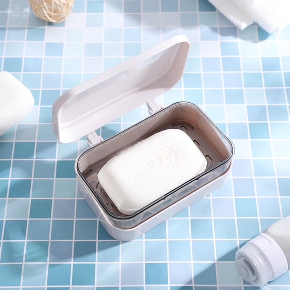 Pawsdot Bathroom Soap Storage Rack White Detachable Design for Draining and Drying Soap