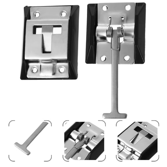 Pawsdot Rv Door Catch Holder Stainless Steel T Catch with Durable Weather Resistant Metal Hook