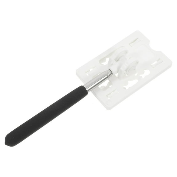 Pawsdot 1Pc White Car Parking Aid Rod ABS Stainless Steel Contactless Toll Tool