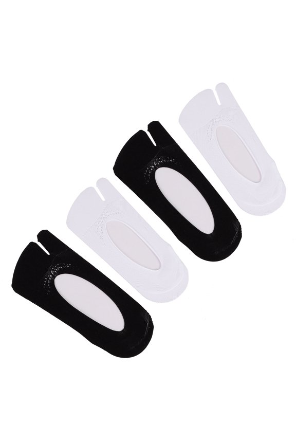 2 Pairs Split Toe Socks Practical Chinlon Daily Wear Unisex Daily Use