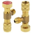 thumbnail image 1 of Pawsdot Refrigerant Fill Valve, Solid Brass, Precise, No Leakage, for Air Conditioner, 2Pcs, 1 of 8