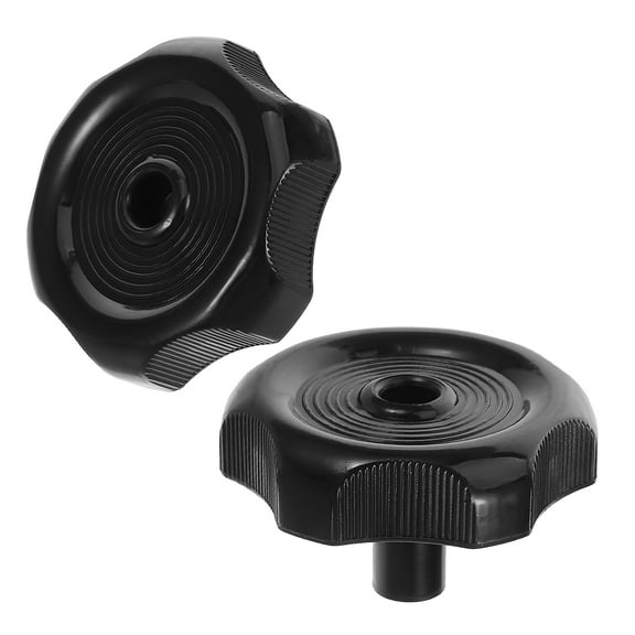 Pawsdot 2 Pcs RV Vent Adjusting Knob Plastic Camper Window Knobs Black for RV Use