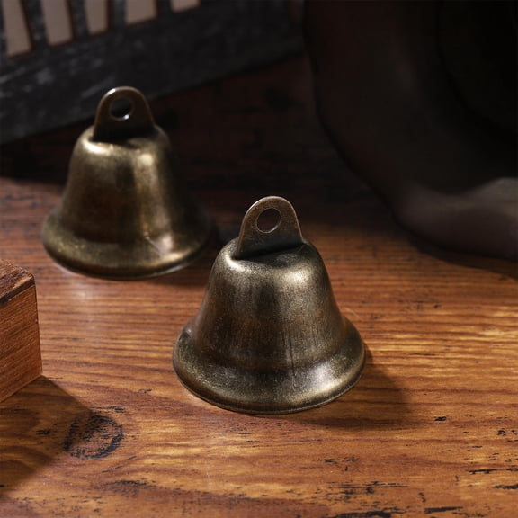 Pawsdot DIY Metal Bell Multi Color Polished Brass Hangable Bell Pendants Party