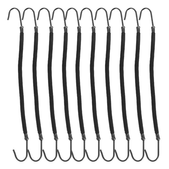 Pawsdot Ponytail Hooks Black Hair Accessories for All Hair Textures 20Pcs