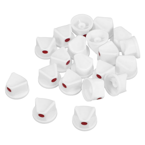 Pawsdot 20Pcs Spray Paint Caps for Graffiti White Nozzles Provide Comfortable Grip and Water Resistance