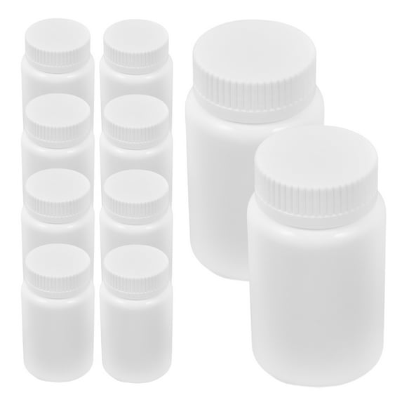 Pawsdot White Hdpe Pill Bottles with Screw Cap for Secure Storage 20Pcs