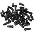 thumbnail image 1 of Pawsdot 25Pcs Stool Swivel Caster Cover Black Plastic Wheel Stopper Protector for Furniture, 1 of 8