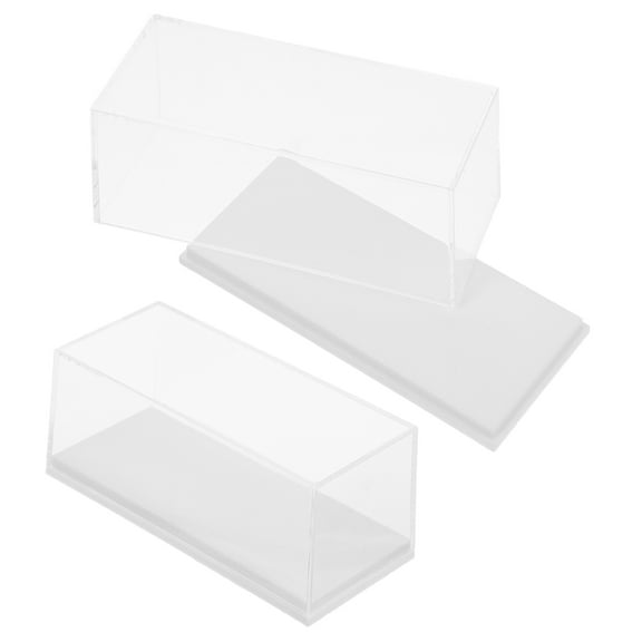 Pawsdot 2Pcs Acrylic Display Stand for Model Car Display and Storage