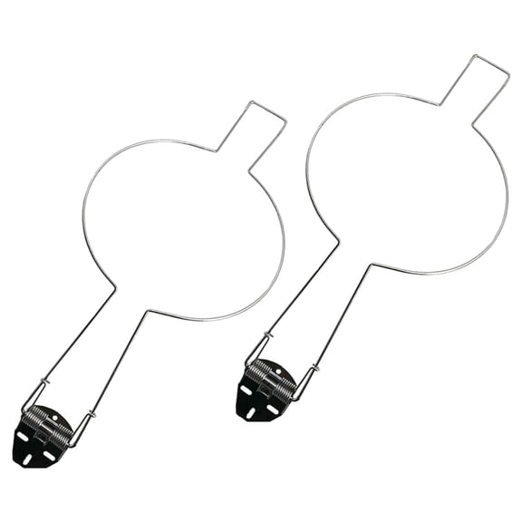 Pawsdot 2Pcs Car Mounted Steel Hat Rack Black Hat Holder for Truck Interior Use