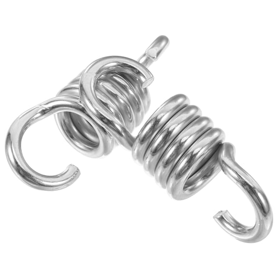 Pawsdot Swing Spring Heavy Duty Steel Silver for Hammock Chair and Porch Swing 2Pcs
