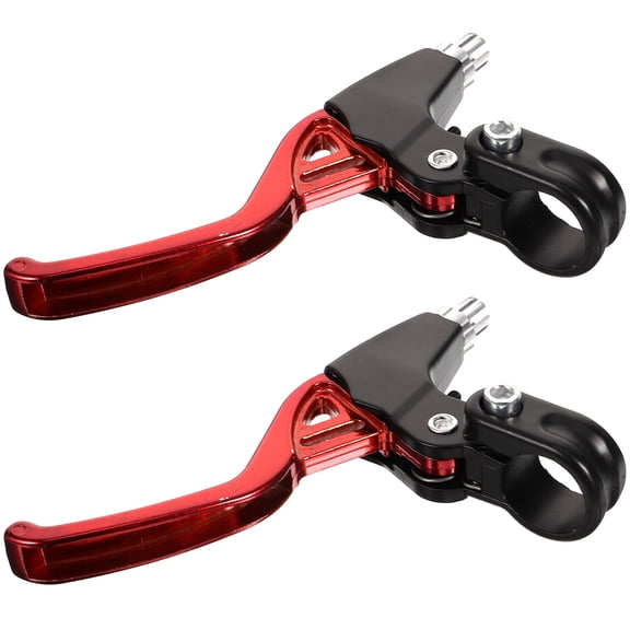 Pawsdot Lightweight Full Aluminum Brake Lever, Dark Red, Easy to Operate, Essential Bike Part