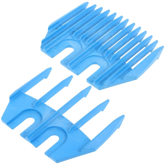 Pawsdot Protective Clipper Guide Blue Plastic for Professional Shearing 2Pcs