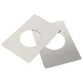thumbnail image 1 of Pawsdot 2Pcs Deadbolt Cover Plates Stainless Steel with Rounded Edges for Safe Home Doors, 1 of 8