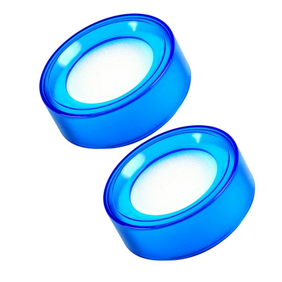 Pawsdot Finger Sponge Cup 2Pcs 6.8In Round Blue