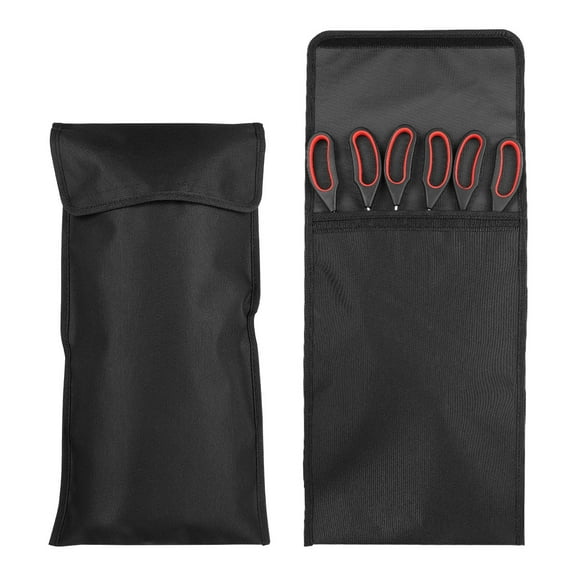Pawsdot 2Pcs Convenient Barbecue Storage Bag Black Rectangular Tool Carrying