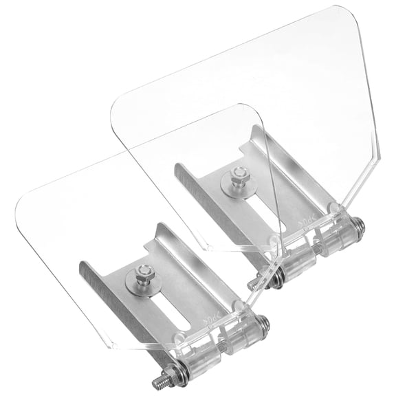 Pawsdot 2Pcs Bench Eye Shield Assembly with Anti Rust ABS and Stainless Steel for Grinder