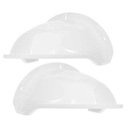 Pawsdot Security Camera Protective Dome 2Pcs Camera Protector Cover ABS White Rain Protection Various Outdoor Scenes