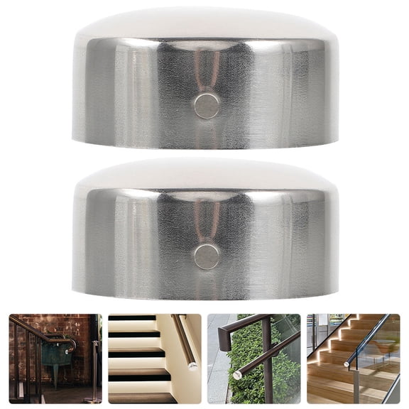 Pawsdot Hand Railing End Caps Protective for Homeowners 2Pcs 1.8x1.8in