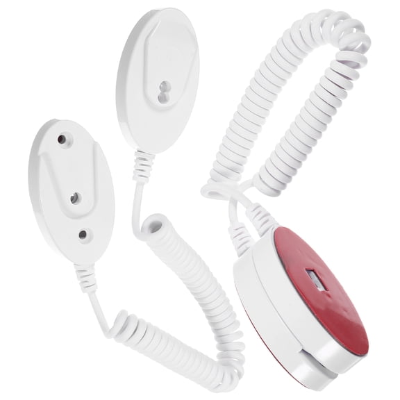 Pawsdot 2Pcs Retractable Remote Control Security Lock Cable White Anti Lost Remote Control Accessory